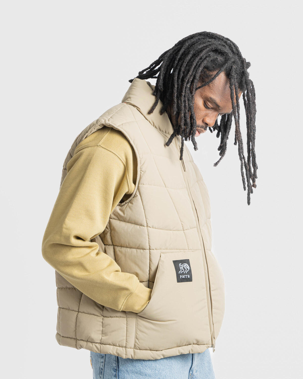 by Parra Waved Alien Puffer Vest | 52250 | AFEW STORE